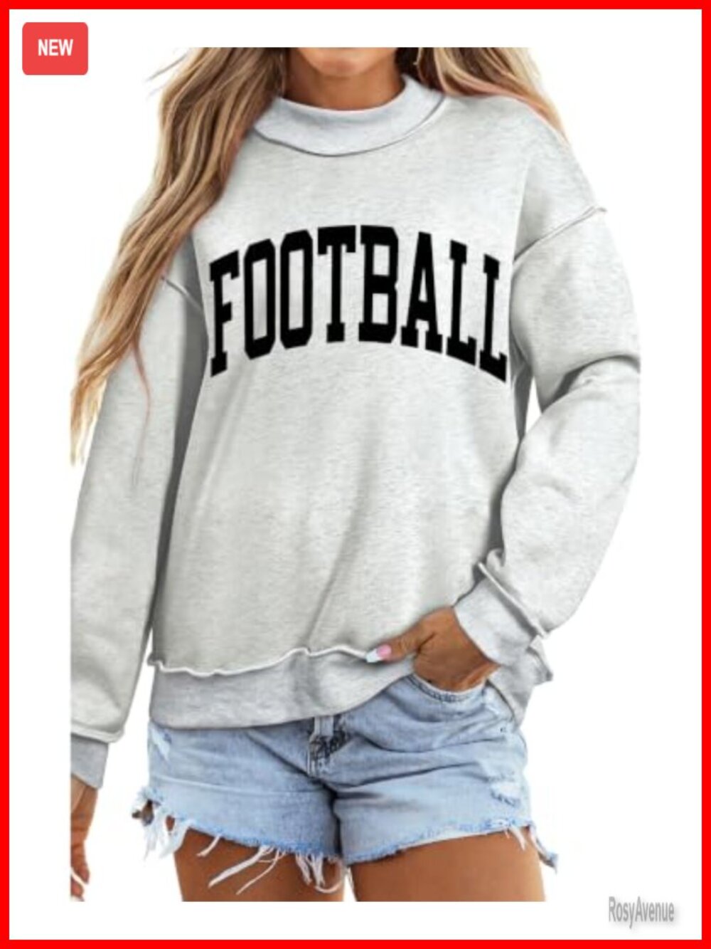 Reversible Mock Neck Oversized Sweatshirt Pullover Double Sided Print